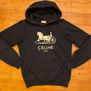 Celine cashmere blended hoodie